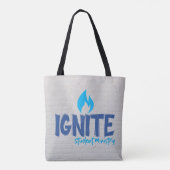 Canvas tas ontsteken (Achterkant)