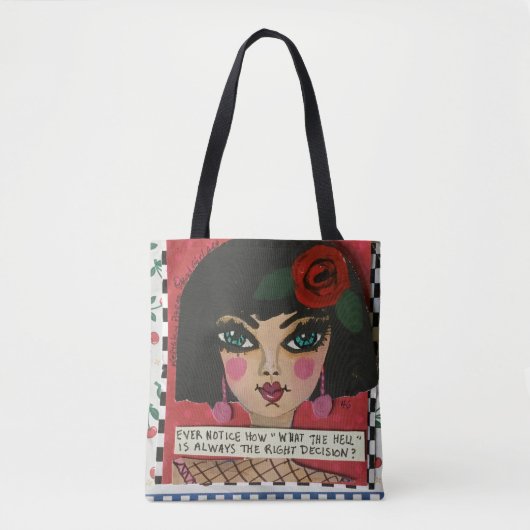 Canvas tas - ooit opmerkt hoe de h— (Voorkant)