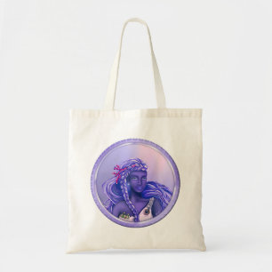 Canvas tas Paarse Oceaan Mermaid
