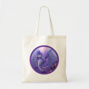 Canvas tas Paarse Oceaan Mermaid
