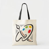Canvas tas Painters Palette (Voorkant)