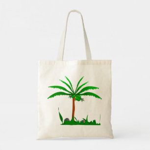 Canvas tas palmboom
