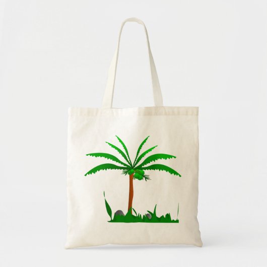 Canvas tas palmboom (Voorkant)