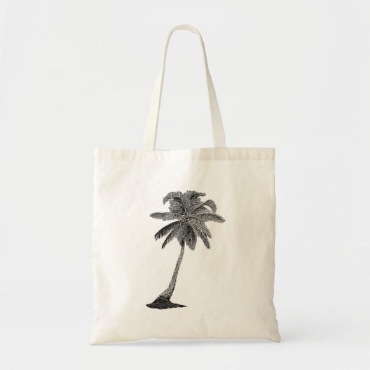 Canvas tas palmboom (Voorkant)