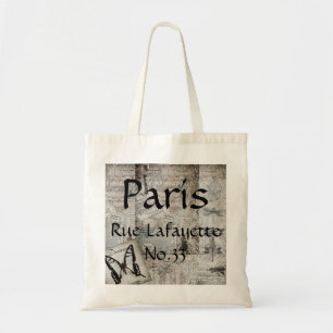 Canvas tas - Paris Rue Lafayette No.33