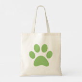 Canvas tas Paw Print (Achterkant)