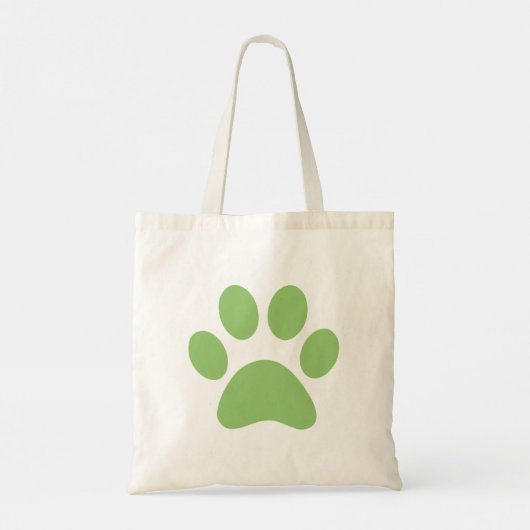 Canvas tas Paw Print (Achterkant)