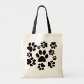 Canvas tas Paw Print (Voorkant)