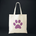 Canvas tas Paw Print<br><div class="desc">Fun Paw-afdrukontwerp voor dierenvrienden!</div>