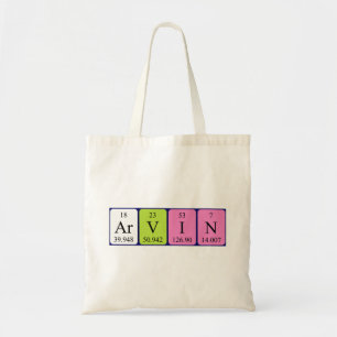 Canvas tas periodieke handelsnaam Arvin