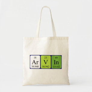 Canvas tas periodieke handelsnaam Arvin