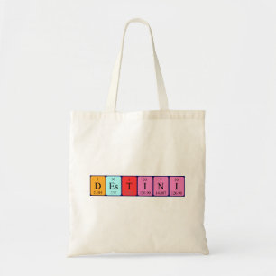 Canvas tas periodieke tabelnaam bestemming