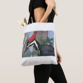 canvas tas "Pileated Woodpecker" (Dichtbij)