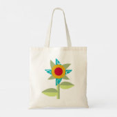 Canvas tas Pinwheels Flowers (Achterkant)