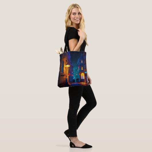 canvas tas "plaats delict" (Op model)
