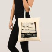 canvas tas "Plot Twist" (Voorkant (product))