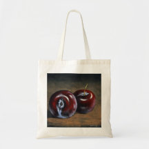 Canvas tas Plum