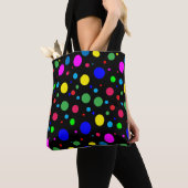 Canvas tas Polkadot Bubble Color Pattern (Dichtbij)