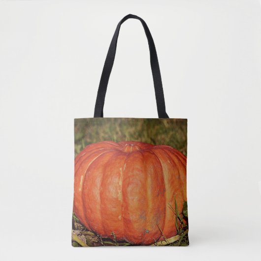 Canvas tas pompoen (Voorkant)