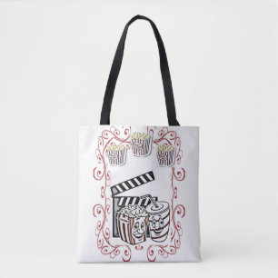 canvas tas popcorn