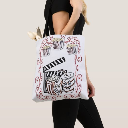 canvas tas popcorn (Dichtbij)