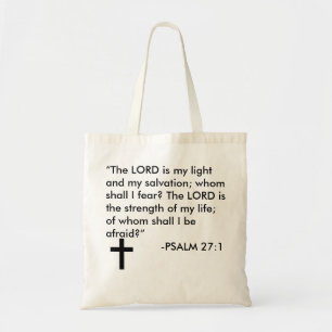 canvas tas Psalm 27:1