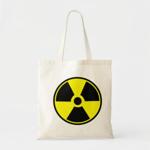 Canvas tas radiologische stralingsveiligheidssymbo