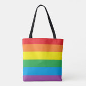 canvas tas "Rainbow Pride" (Achterkant)