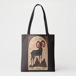 Canvas tas Ram Hemelse Zodiac Art