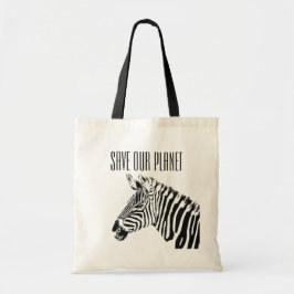 Canvas tas - Red onze planeet - Zebra