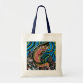 Canvas tas regenboogforel (Voorkant)