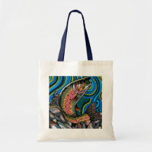Canvas tas regenboogforel
