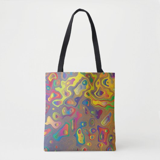 Canvas tas regenboogprisma (Voorkant)