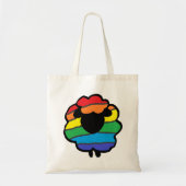 Canvas tas regenboogschaap (Voorkant)
