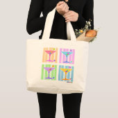 canvas tas - Retro Pop Art Martinis (Voorkant (product))