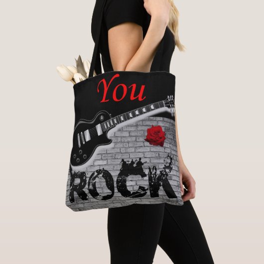 canvas tas, rockmuziek tote bag (Dichtbij)