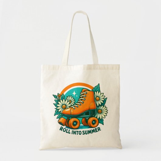 canvas tas "Roll Into Summer" (Voorkant)