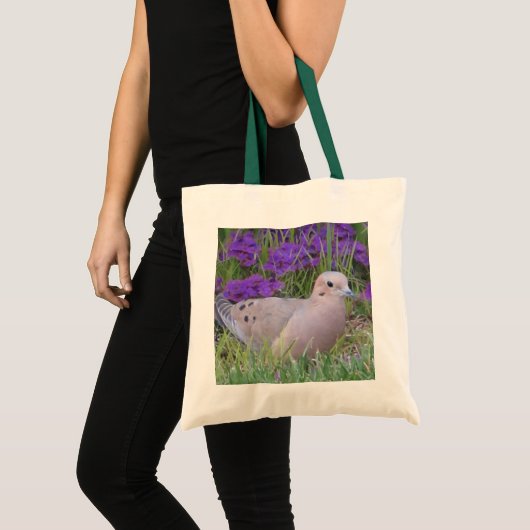 Canvas Tas-rouwende Dove in Verbena Tote Bag (Voorkant (product))