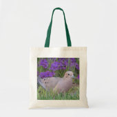 Canvas Tas-rouwende Dove in Verbena Tote Bag (Voorkant)