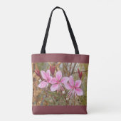 Canvas tas - Roze Guara (Achterkant)