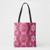 Canvas tas Roze Lotus Abstract (Voorkant)