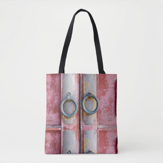 Canvas tas Roze sloten (Voorkant)