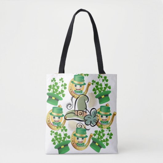 Canvas tas Saint Patrick's Day Hoefijzer (Voorkant)