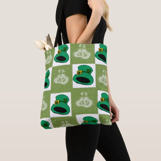 Canvas tas Saint Patrick's Day Petten Harten (Dichtbij)