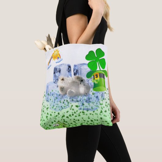 Canvas tas Saint Patrick's Day Polar Beer (Dichtbij)