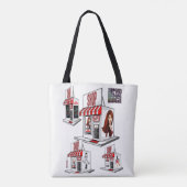 canvas tas salon nagelspa (Achterkant)