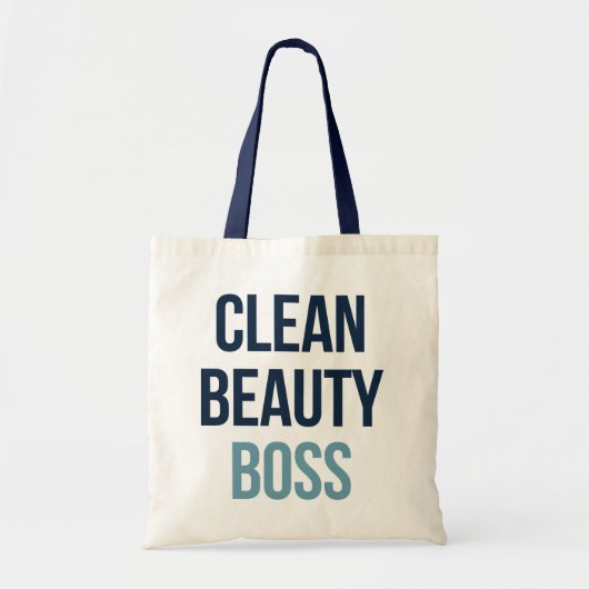 Canvas tas Schone Beauty Boss voor Beautyteller (Voorkant)