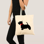 Canvas tas Scottie dog (Voorkant (product))