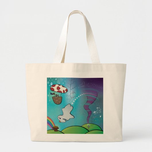 Canvas tas - Sharknado (Voorkant)