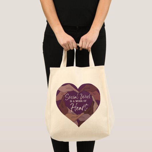 Canvas tas Sociale werkmaand (Voorkant (product))